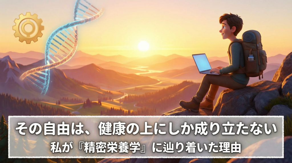 その自由は、健康の上にしか成り立たない。私が「精密栄養学」に辿り着いた理由